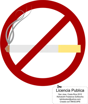 No Smoking Sign Vector PNG Image