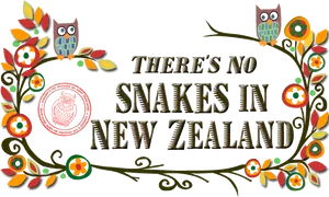 No Snakesin New Zealand Graphic PNG Image