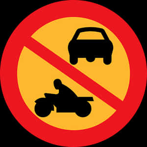 No Vehicle Entry Sign PNG image with transparent background