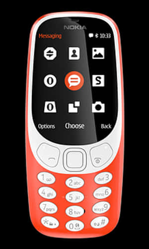 Nokia Classic Mobile Phone PNG image with transparent background