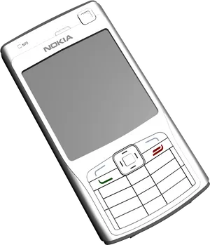 Nokia N70 Classic Phone Clipart PNG Image