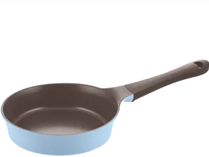 Nonstick Frying Pan Side View PNG Image