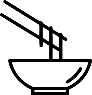 Noodles Bowl Eat Chinese Japanese Food Comments - Chinese Food Icon Png PNG image with transparent background