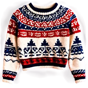 Nordic Sweater Pattern Png 38 PNG Image