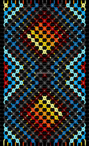 Normal Pattern - Rainbow Friendship Bracelets Patterns, HD Png Download PNG image with transparent background