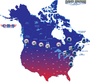 Food Transport Service Map - Canada Winter Average Temperature, HD Png Download PNG image with transparent background
