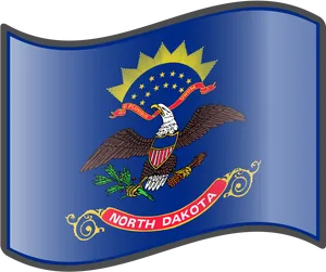 North Dakota State Flag PNG Image