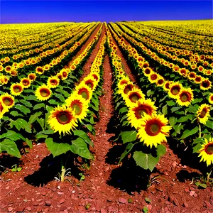 North Dakota Sunflower Fields Png 06252024 PNG Image