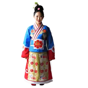 North Korean National Costume Png 06242024 PNG Image