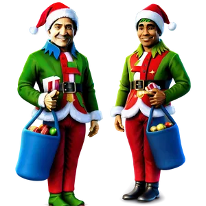 North Pole Christmas Elves Workshop Png 06122024 PNG Image