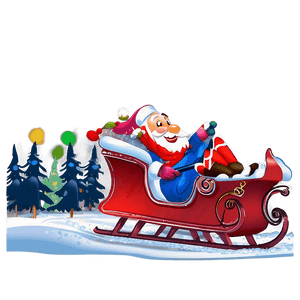 North Pole Sleigh Ride Journey PNG bro49 PNG