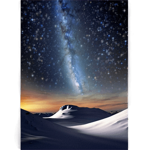 North Pole Starry Night Sky PNG 06122024 PNG