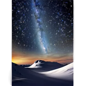 North Pole Starry Night Sky Png 06122024 PNG Image