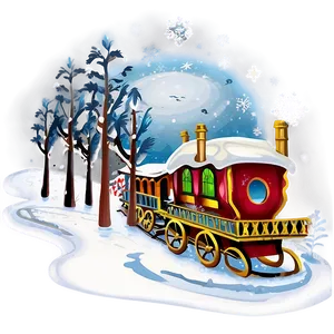 North Pole Winter Wonderland Png 06122024 PNG Image