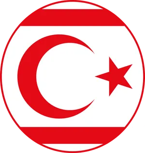 Northern Cyprus Flag PNG Image