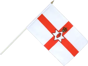 Northern Ireland Flagon Pole PNG Image