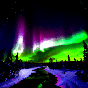 Northern Lights Finland PNG 06232024 PNG image with transparent background
