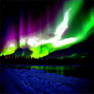 Northern Lights Finland PNG 90 PNG image with transparent background