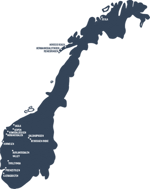 Map Of Norway - Norway On Map Transparent Background, HD Png Download PNG