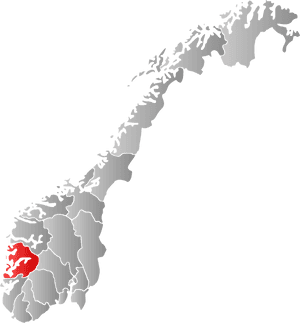 Norway Hordaland - Ethnic Map Of Norway, HD Png Download PNG