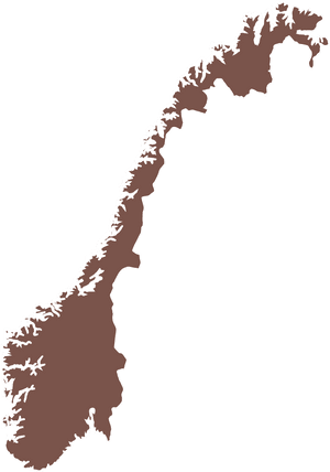 Population Density Map Of Norway, HD Png Download PNG
