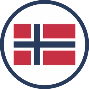 Norwegian Flag Graphic PNG Image