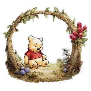 Nostalgic Classic Pooh Scene Png 62 PNG Image