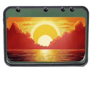 Nostalgic Sunset Horizon PNG 45 PNG with transparent background