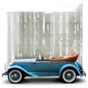 Nostalgic Vintage Car Ride Png Dfg PNG Image