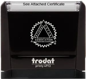 Notary Association Stamp Trodat Printy4913 PNG Image