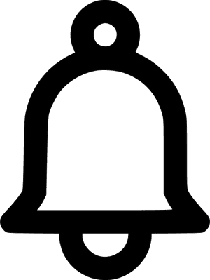 Notification Ui Alarm Bell Round Notice Remind Reminder - Bell Icon, HD Png Download PNG with transparent background