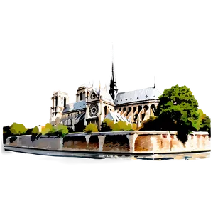 Notre Dame Skyline Png 43 PNG Image