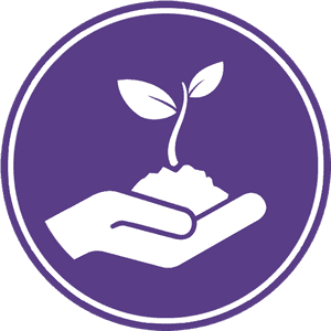 Nurturing Growth Leadership Icon PNG image with transparent background