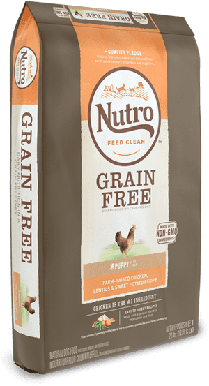 Grain Free Puppy Chicken - Nutro Grain Free Natural Dry Dog Food, HD Png Download PNG