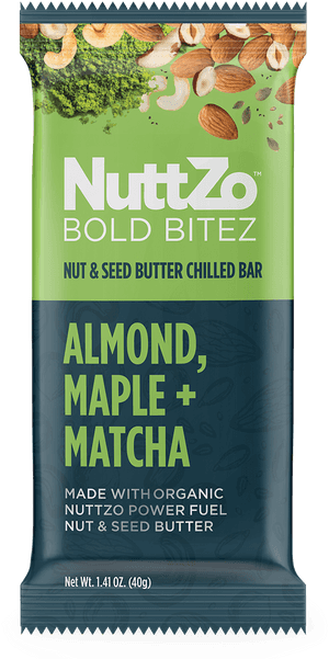 Nuttzo Bold Bitez Almond, Maple Matcha - Broccoli, HD Png Download PNG image with transparent background