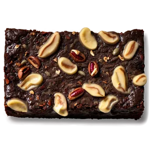 Nutty Pecan Brownie Png Rxm PNG Image