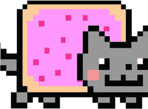 Nyan Cat Transparent Background, HD Png Download PNG image with transparent background