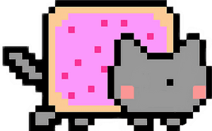 #freetoedit Nyan Cat Asset - Nyan Cat, HD Png Download PNG image with transparent background