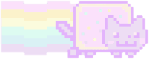Pastel Nyan Cat - Nyan Cat Clip Art, HD Png Download PNG image with transparent background