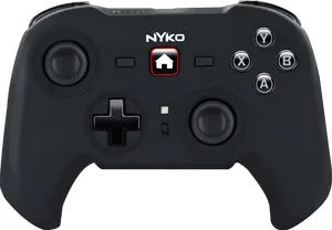 Nyko Black Game Controller PNG Image
