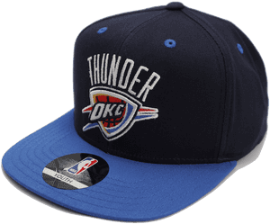 Oklahoma City Thunder Nba Team Logo Two-tone Youth - Oklahoma City Thunder PNG
