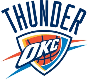 O K C Thunder Basketball Team Logo PNG Image