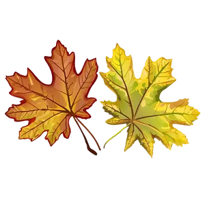 Oak And Maple Fallen Leaves Png Bca46 PNG Image