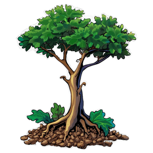 Oak Sapling Growth PNG jva1 PNG image with transparent background
