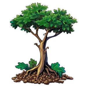 Oak Sapling Growth Png Jva1 PNG Image