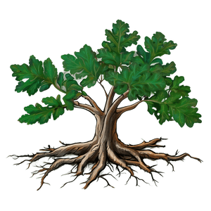 Oak Tree Root System PNG 06262024 PNG