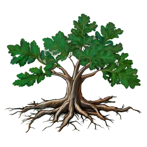 Oak Tree Root System Png 06262024 PNG Image