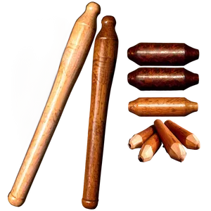 Oak Wood Drumsticks Png Lgu PNG Image