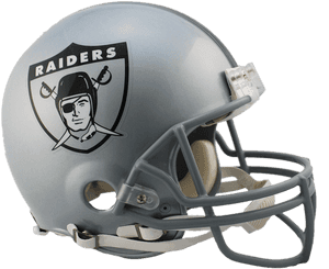 Oakland Raiders Vsr4 Authentic Throwback Helmet - Los Angeles Raiders Helmet PNG image with transparent background