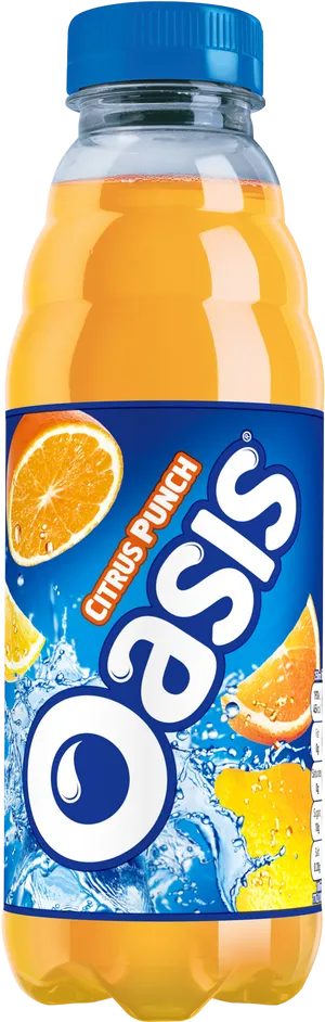 Oasis Citrus Punch Bottle PNG Image